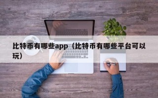 比特币有哪些app（比特币有哪些平台可以玩）