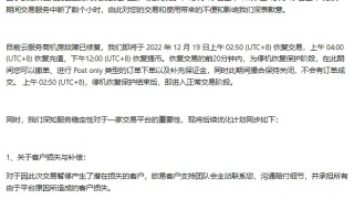 欧意OKX云服务商故障已恢复，将于19日2：50恢复交易