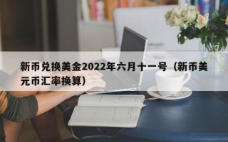 新币兑换美金2022年六月十一号（新币美元币汇率换算）