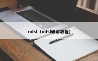 ndsl（ndsl破解教程）