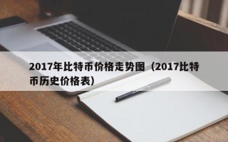 2017年比特币价格走势图（2017比特币历史价格表）