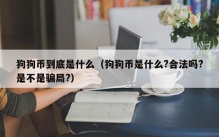 狗狗币到底是什么（狗狗币是什么?合法吗?是不是骗局?）