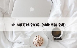 shib币可以挖矿吗（shib币能挖吗）