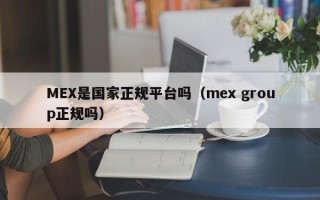 MEX是国家正规平台吗（mex group正规吗）