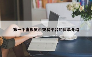 第一个虚拟货币交易平台的简单介绍