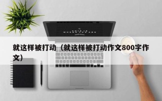 就这样被打动（就这样被打动作文800字作文）