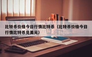 比特币价格今日行情比特币（比特币价格今日行情比特币兑美元）