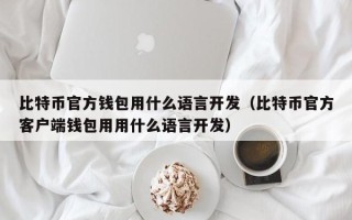 比特币官方钱包用什么语言开发（比特币官方客户端钱包用用什么语言开发）