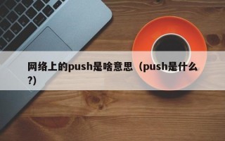 网络上的push是啥意思（push是什么?）