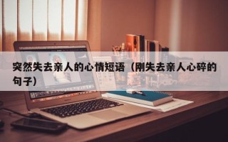 突然失去亲人的心情短语（刚失去亲人心碎的句子）