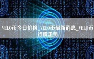 VELO币今日价格_VELO币最新消息_VELO币行情走势