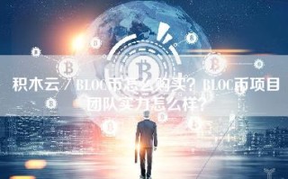 积木云／BLOC币怎么购买？BLOC币项目团队实力怎么样？