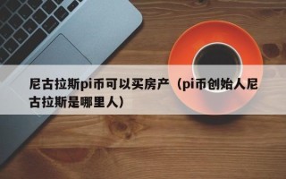 尼古拉斯pi币可以买房产（pi币创始人尼古拉斯是哪里人）