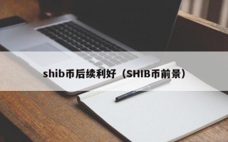 shib币后续利好（SHIB币前景）