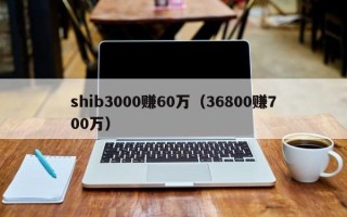 shib3000赚60万（36800赚700万）