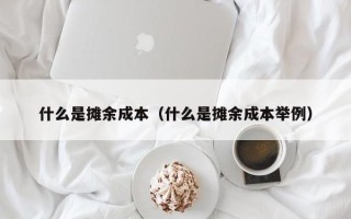 什么是摊余成本（什么是摊余成本举例）