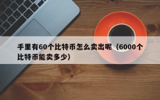 手里有60个比特币怎么卖出呢（6000个比特币能卖多少）