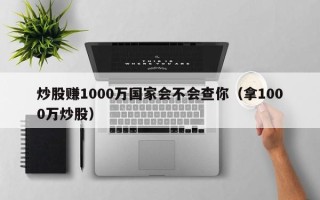 炒股赚1000万国家会不会查你（拿1000万炒股）