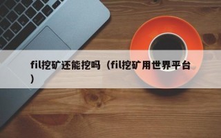 fil挖矿还能挖吗（fil挖矿用世界平台）