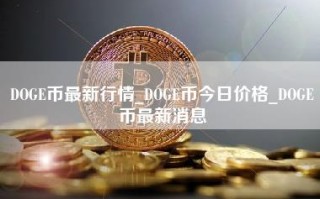 DOGE币最新行情_DOGE币今日价格_DOGE币最新消息