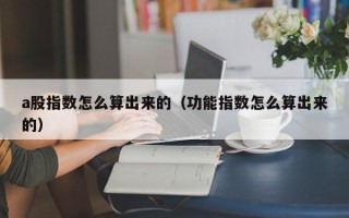 a股指数怎么算出来的（功能指数怎么算出来的）