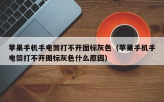 苹果手机手电筒打不开图标灰色（苹果手机手电筒打不开图标灰色什么原因）