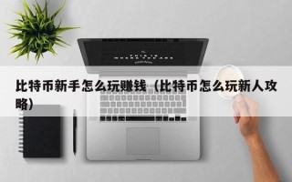 比特币新手怎么玩赚钱（比特币怎么玩新人攻略）