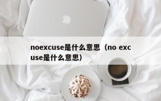 noexcuse是什么意思（no excuse是什么意思）