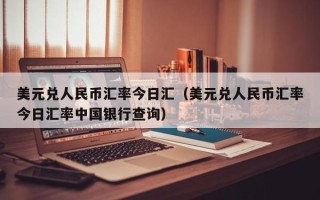 美元兑人民币汇率今日汇（美元兑人民币汇率今日汇率中国银行查询）