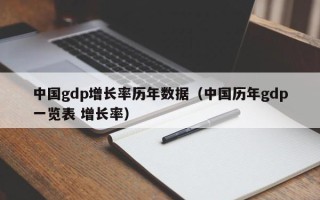 中国gdp增长率历年数据（中国历年gdp一览表 增长率）