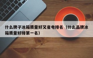 什么牌子冰箱质量好又省电排名（什么品牌冰箱质量好排第一名）