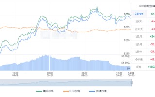 币安币今日最新价格 BNB价格最新走势图一览