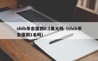 shib币会涨到0.1美元吗（shib币会涨到1毛吗）