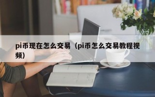 pi币现在怎么交易（pi币怎么交易教程视频）