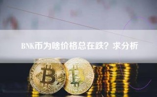 BNK币为啥价格总在跌？求分析