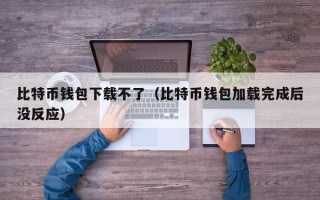 比特币钱包下载不了（比特币钱包加载完成后没反应）