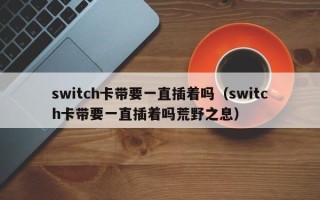 switch卡带要一直插着吗（switch卡带要一直插着吗荒野之息）