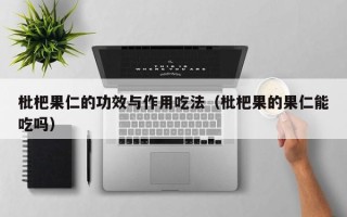 枇杷果仁的功效与作用吃法（枇杷果的果仁能吃吗）