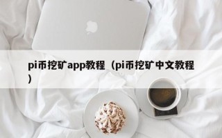 pi币挖矿app教程（pi币挖矿中文教程）