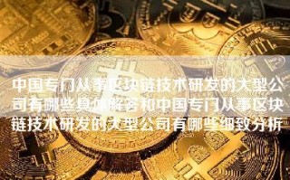 中国专门从事区块链技术研发的大型公司有哪些具体解答和中国专门从事区块链技术研发的大型公司有哪些细致分析