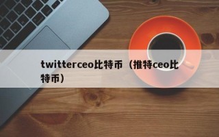 twitterceo比特币（推特ceo比特币）