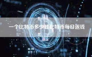 一个比特币多少钱比特币每日返钱