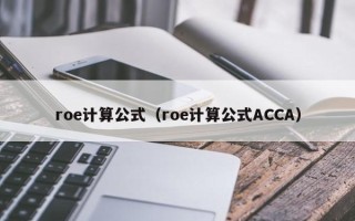 roe计算公式（roe计算公式ACCA）