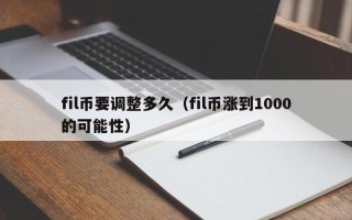 fil币要调整多久（fil币涨到1000的可能性）