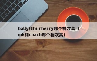 bally和burberry哪个档次高（mk和coach哪个档次高）