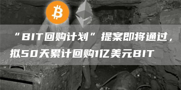 “BIT回购计划”提案即将通过，拟50天累计回购1亿美元BIT-第1张图片-科灵网