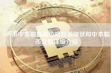 core币中本聪最新价格目前现状和中本聪币交易详细介绍-第1张图片-科灵网