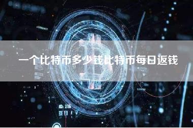 一个比特币多少钱比特币每日返钱-第1张图片-科灵网