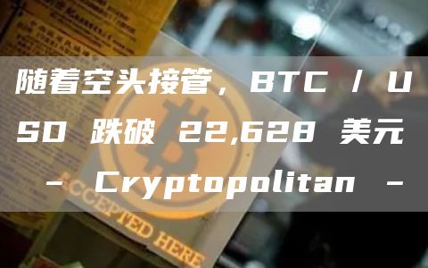 随着空头接管，BTC ／ USD 跌破 22,628 美元 – Cryptopolitan –-第1张图片-科灵网