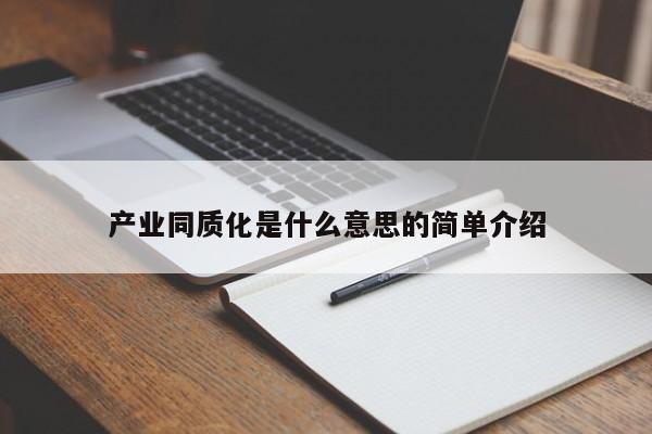 产业同质化是什么意思的简单介绍-第1张图片-科灵网